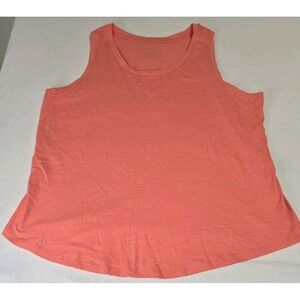 Blu Sol Women's 1X Orange/Pink Tank‎ Top